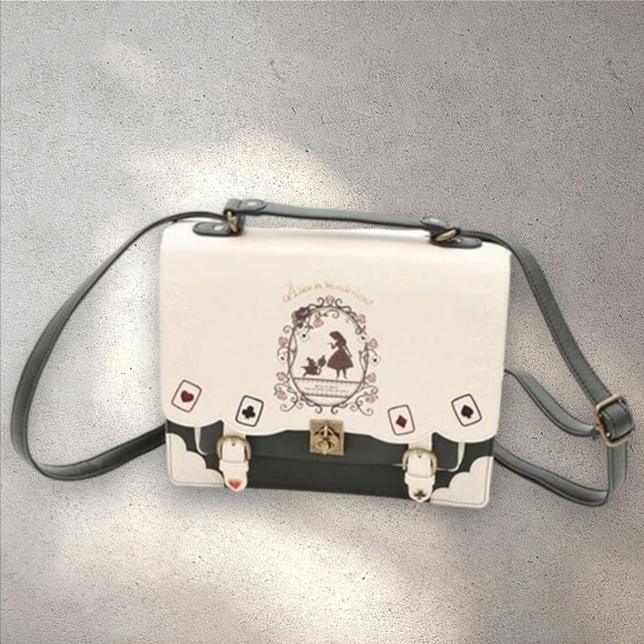 Alice in Wonderland Backpack Handbag - Picture 3 of 16